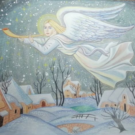Рождественский ангел. Александра Тимофеева, 13 лет.